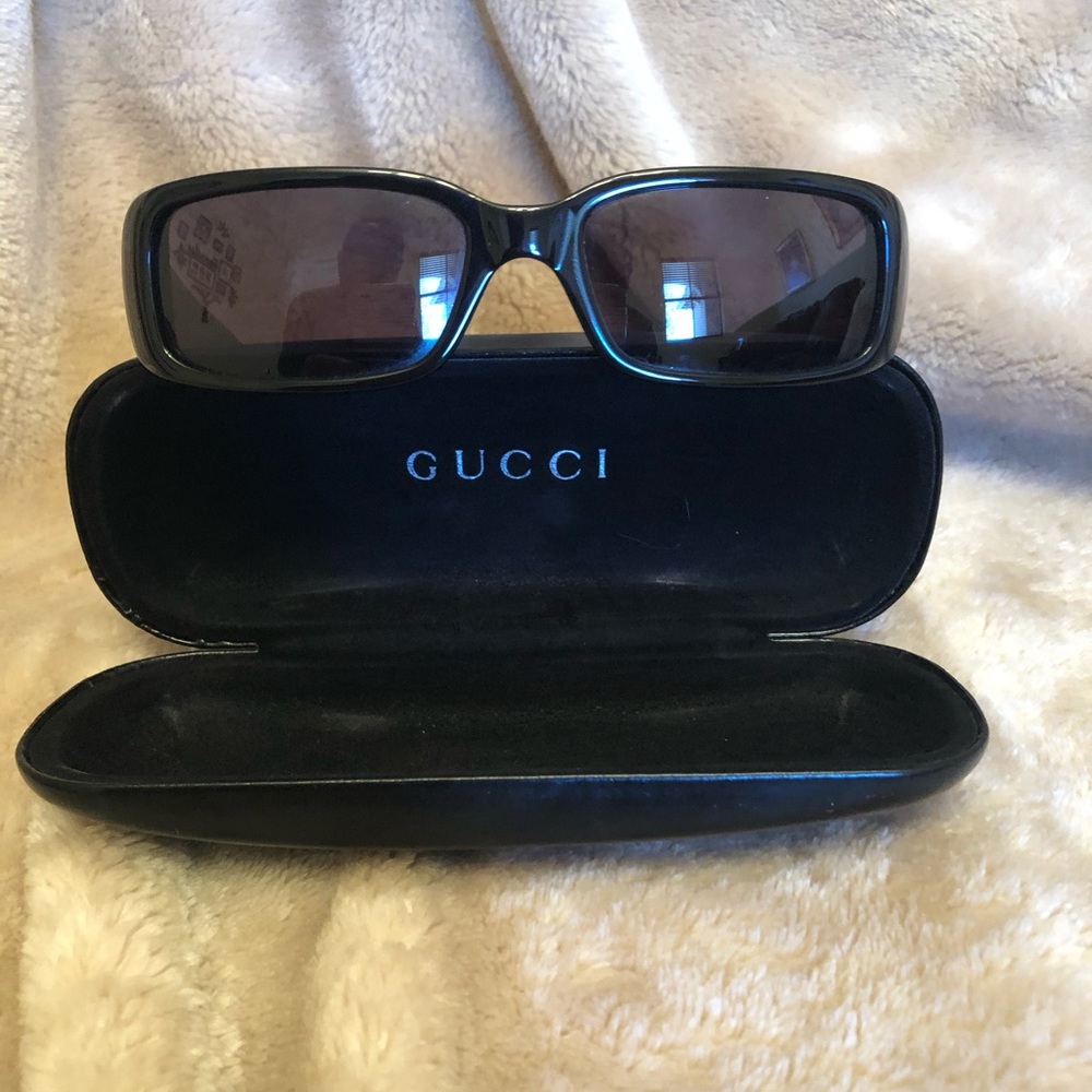Black Vintage Gucci Sunglasses